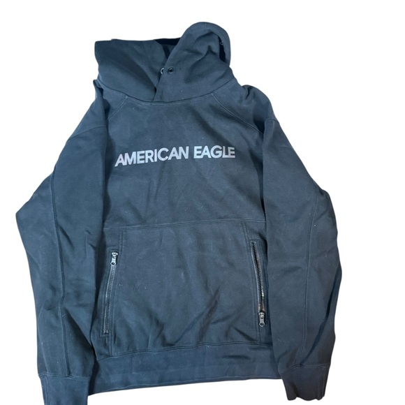 American Eagle Outfitters Charcoal Hoodie - Picture 3 of 13